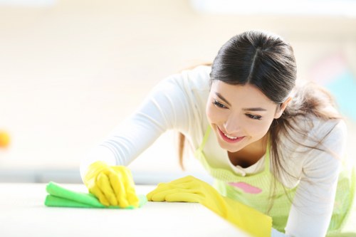 Local carpet cleaner working in an Islington commercial space