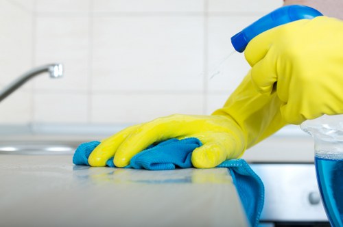 Move-out cleaning in a typical Islington residential property