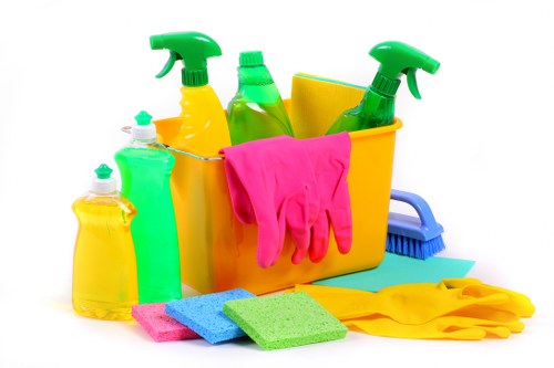 Commercial cleaning in an Islington office building
